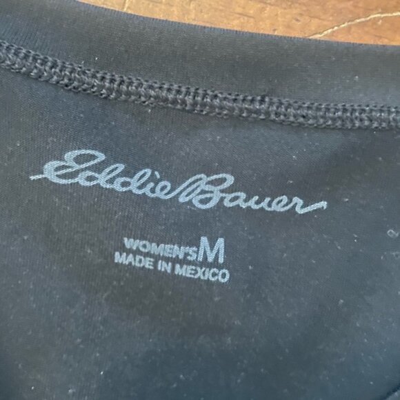 Eddie Bauer Black V Neck Shirt - Picture 3 of 7